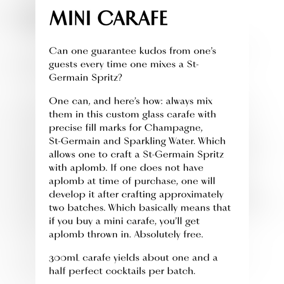 St. Germain Mini Collectible Glass - Picture 10 of 10